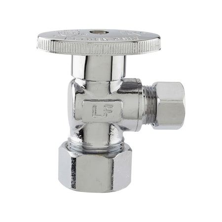 Plumb Pak Plumb Pak 5/8 in. Compression X 3/8 in. Compression Brass Angle Valve PP61PCLF